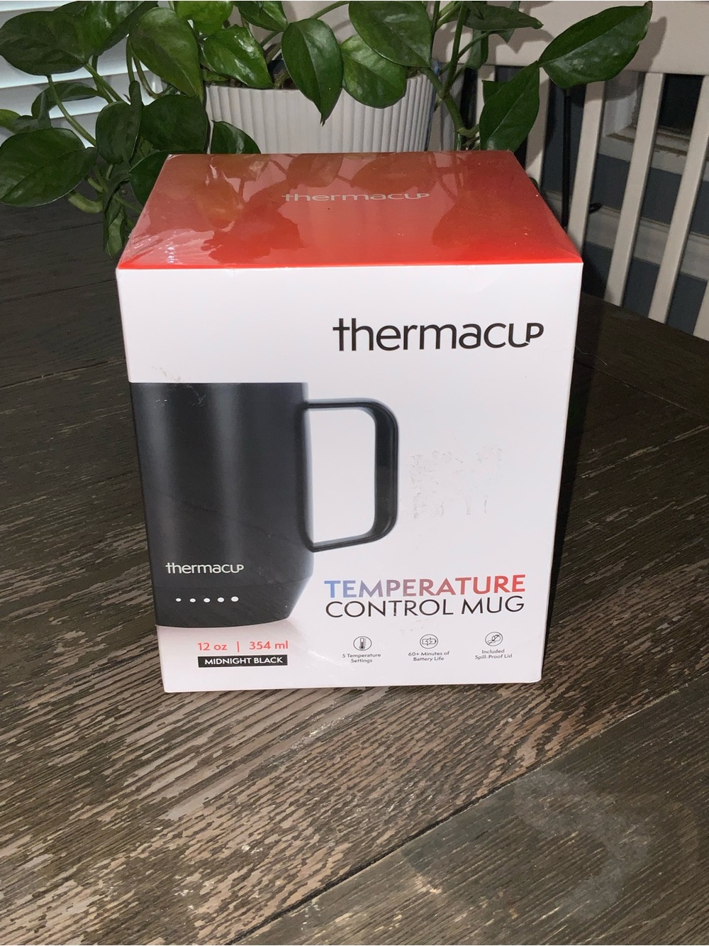 Thermacup Premium Self Heating Coffee Mug in Midnight Black - Picture 6 of 6